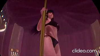 Nyotengu bailando sexy en el tubo VR