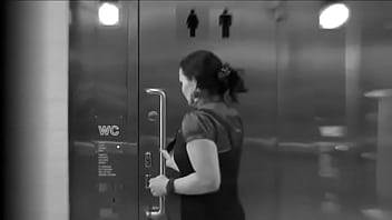 Sexy Huge Pee Desperate Lady Ends Up In Elevator After Failing To Use The Toilet