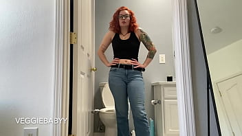 I'm gonna take a piss and you can't stop me - full video on Veggiebabyy Manyvids