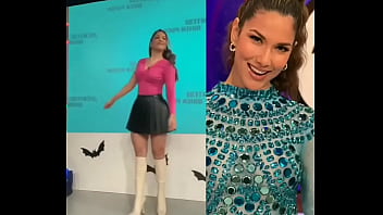 Alejandra Jaramillo de Ecuador sexy en minifalda/putifalda